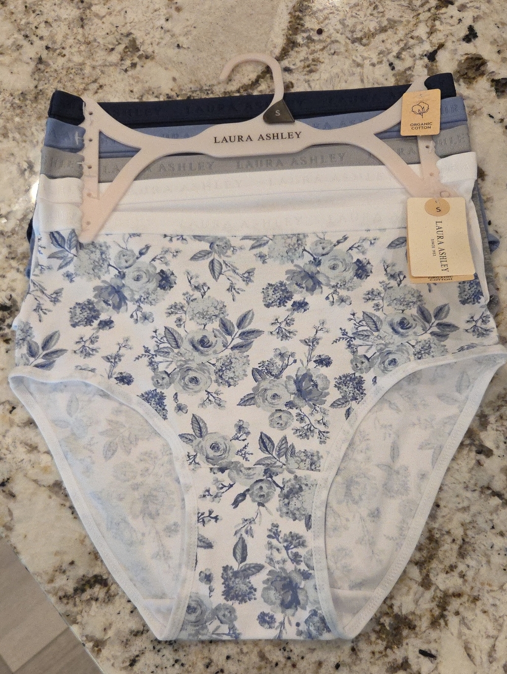 Laura Ashley Womens Assorted Cotton Briefs - 5 Pack